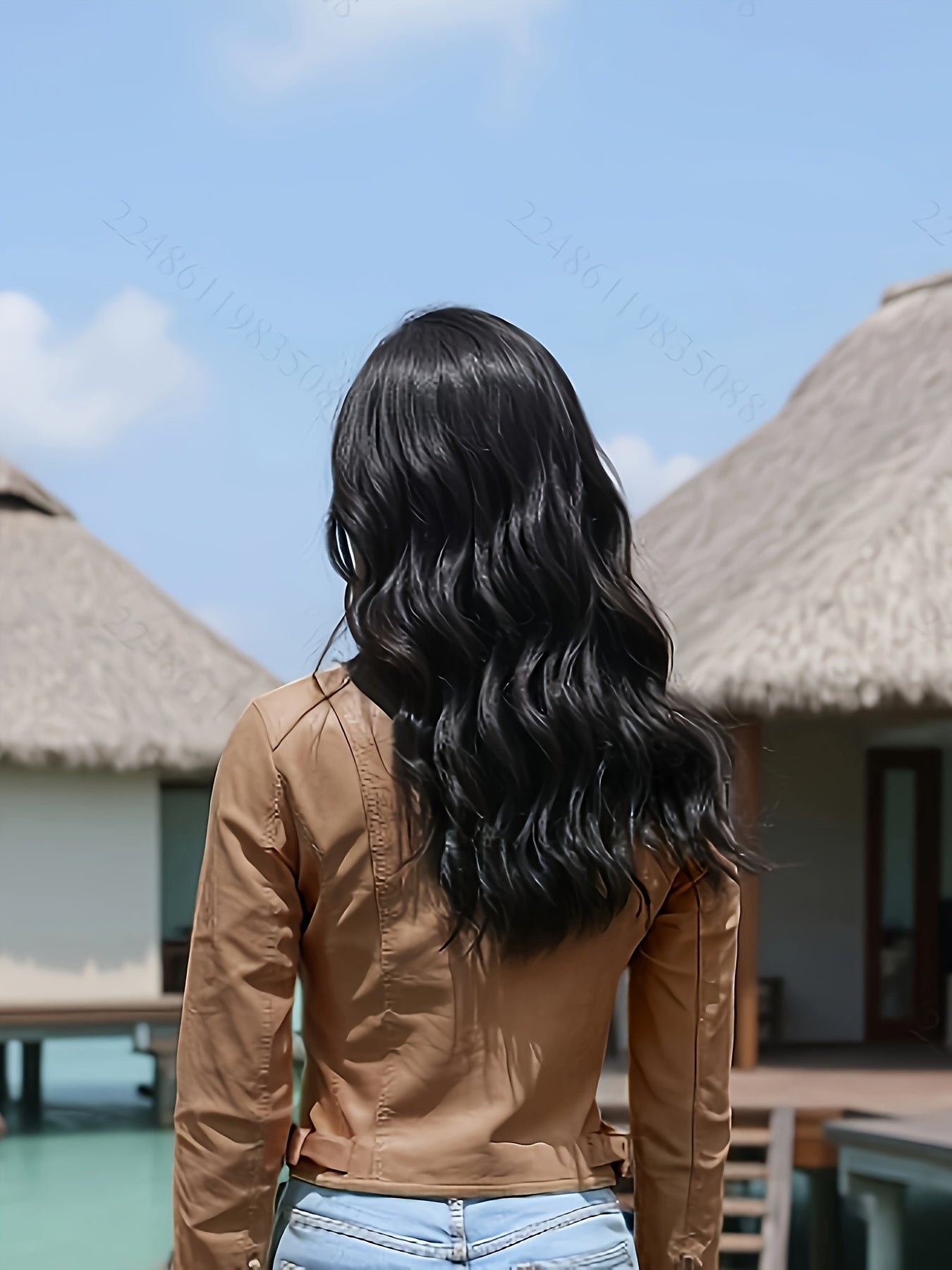 AFTF BASIC Women's Short PU Leather Jacket - Bestseller High-End Elegant Casual Chic Asymmetrical Design, Machine Washable Solid Color All-Season Versatile Outerwear, Everyday Fashion, Sleek Appearance