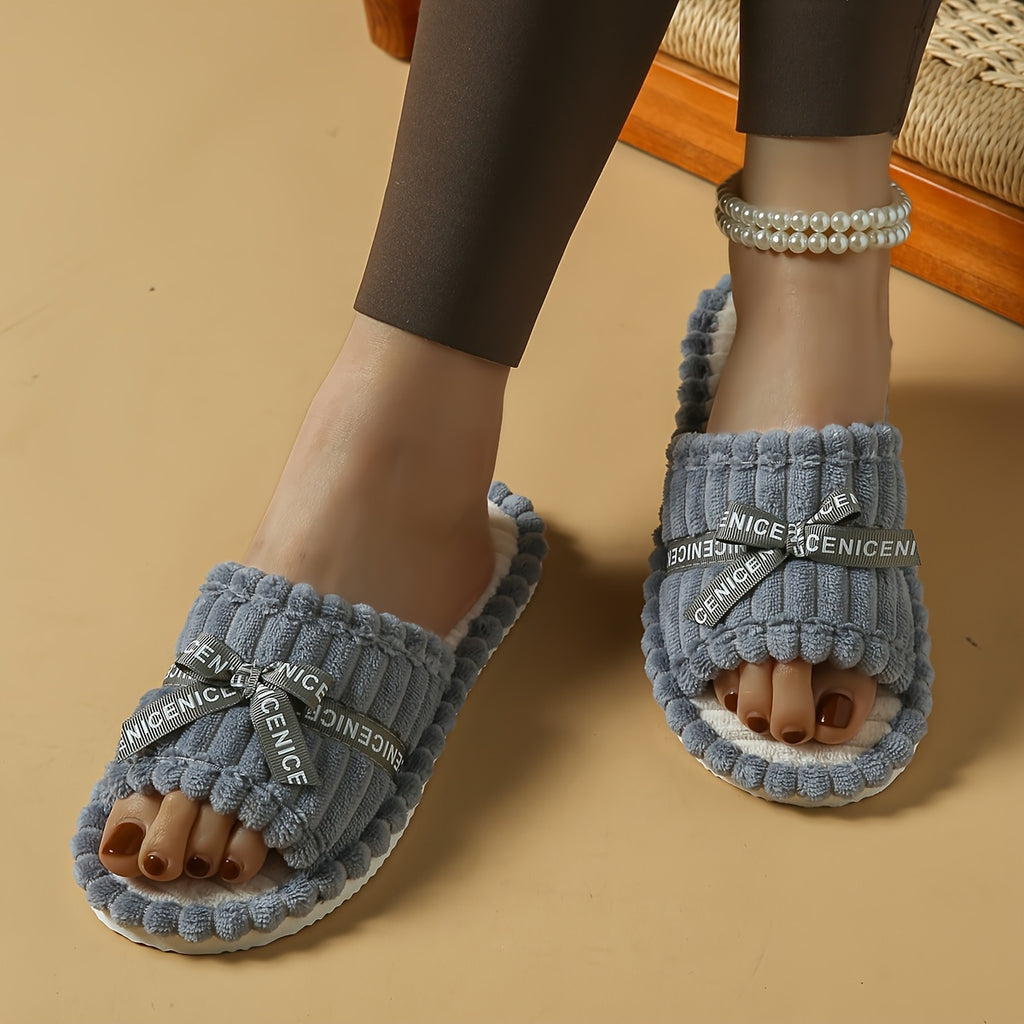 Women'S Cozy Slip-On Moccasin Slippers - Soft Corduroy Fabric, EVA Sole, Non-Slip Rubber Bottom, All-Season Comfort, Casual Home & Bedroom Slippers, Bedroom Slippers|Casual Slipon Shoes|Soft Fabric Upper, Slip On Shoes