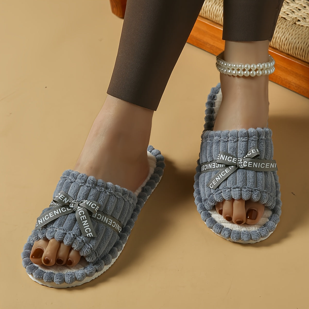 Women'S Cozy Slip-On Moccasin Slippers - Soft Corduroy Fabric, EVA Sole, Non-Slip Rubber Bottom, All-Season Comfort, Casual Home & Bedroom Slippers, Bedroom Slippers|Casual Slipon Shoes|Soft Fabric Upper, Slip On Shoes