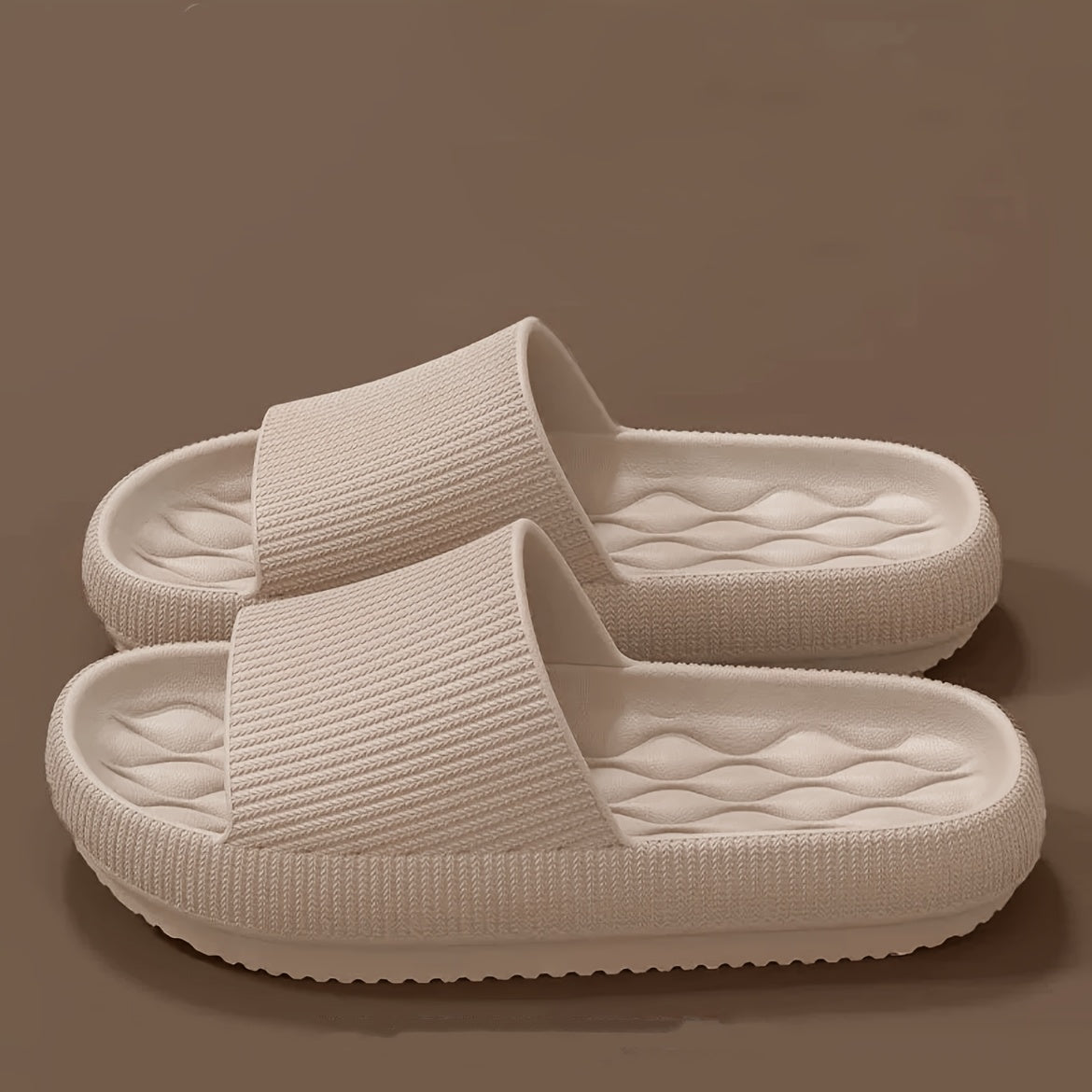 Men and Women's Soft Sole Platform Slip On Sandals - Non-Slip, All-Season EVA Home Shower Slides for Indoor & Outdoor Wear - Perfect Gift for Housewarming & Summer, Indoor Outdoor Shoes|Minimalist Design|Soft Sole Sandals