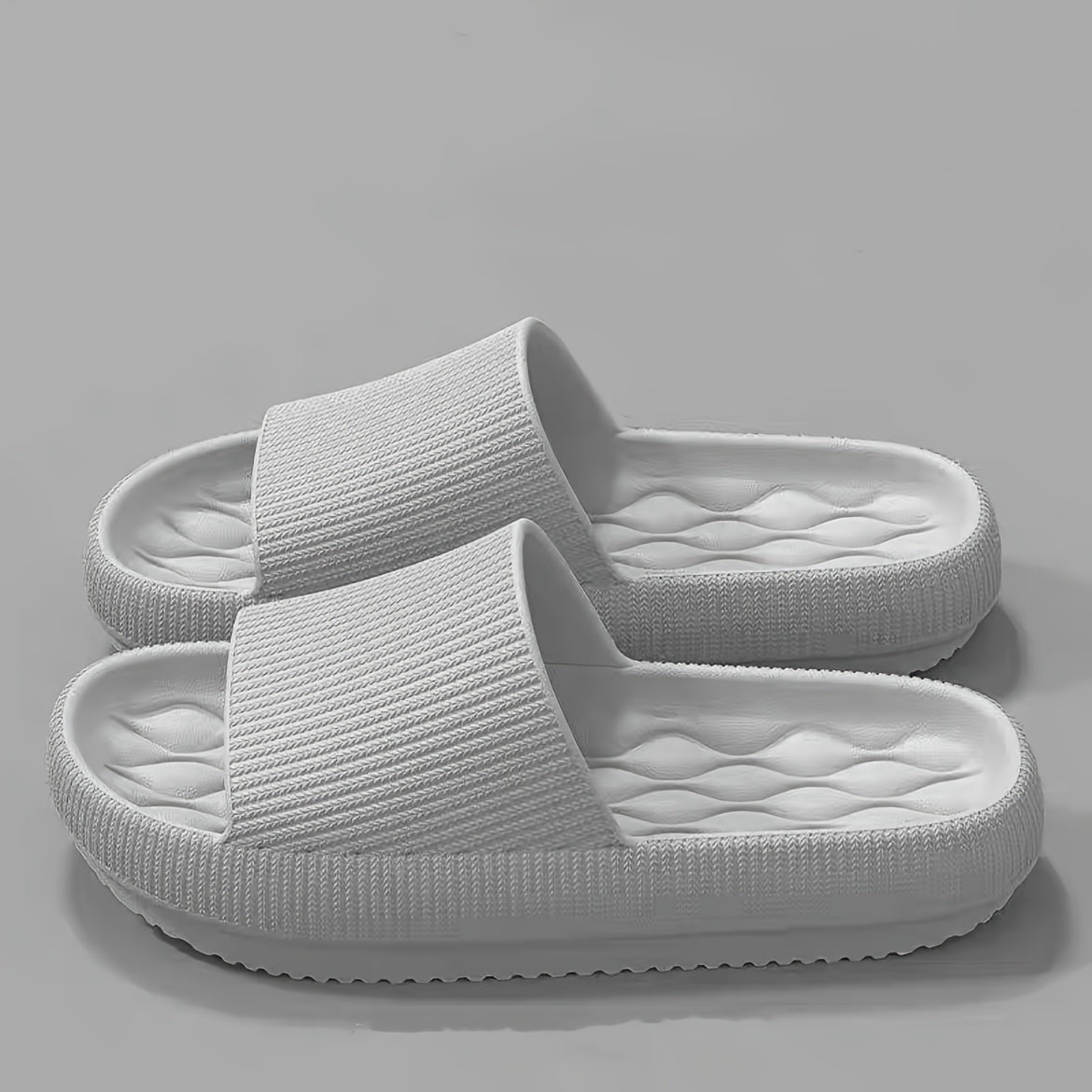 Men and Women's Soft Sole Platform Slip On Sandals - Non-Slip, All-Season EVA Home Shower Slides for Indoor & Outdoor Wear - Perfect Gift for Housewarming & Summer, Indoor Outdoor Shoes|Minimalist Design|Soft Sole Sandals