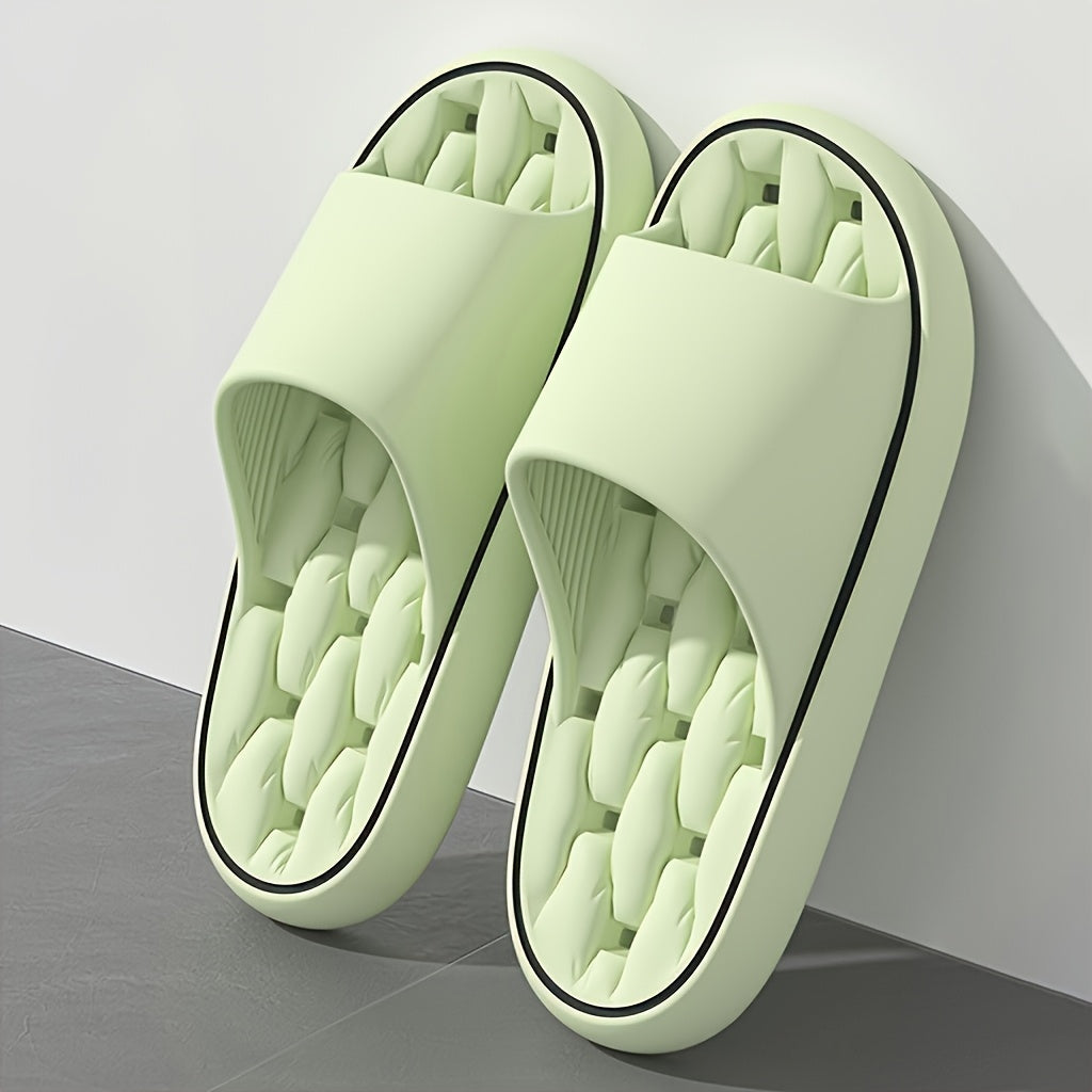 Women'S Soft & Comfortable EVA Slip-On Slippers - Non-Slip, Wear-Resistant, Lightweight Home Slippers with Soft Beige Upper and Ergonomic Design, All-Season Comfort, Non-Slip Footwear | Soft Upper Material | Ergonomic Design, Slippers for Home