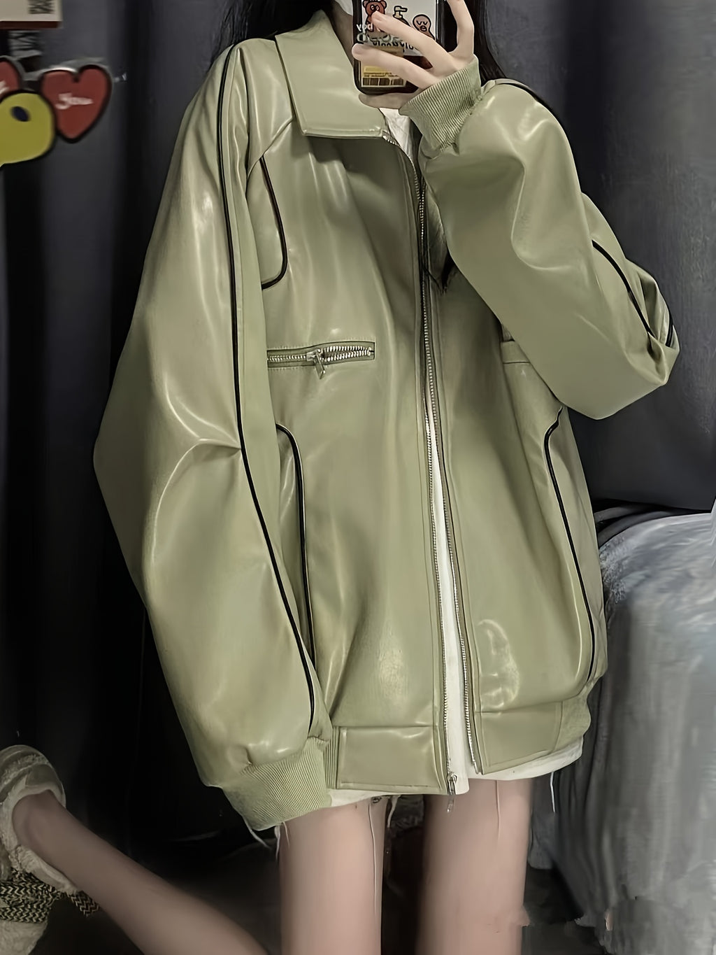 Loose Motorcycle Jacket