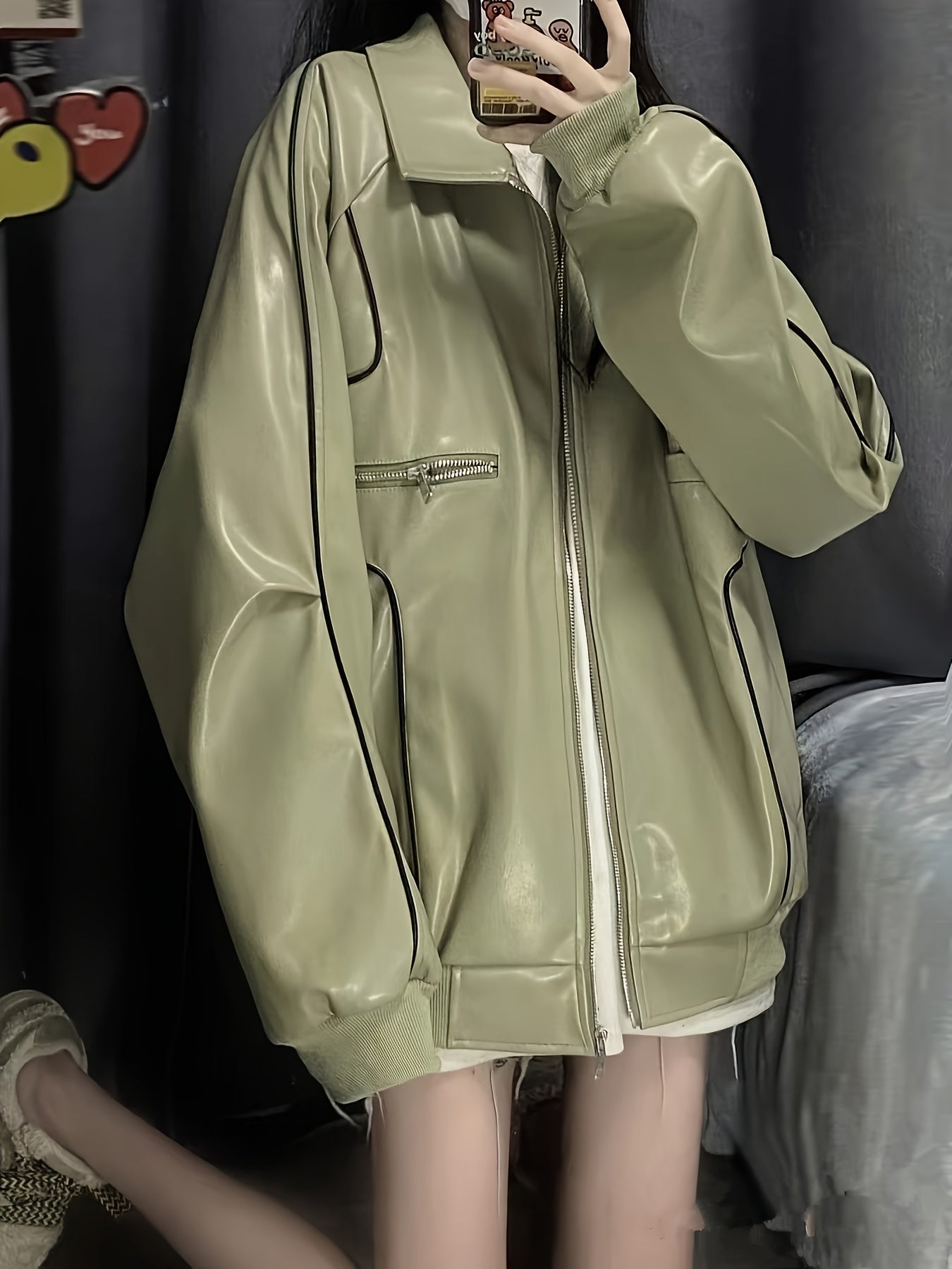 Loose Motorcycle Jacket